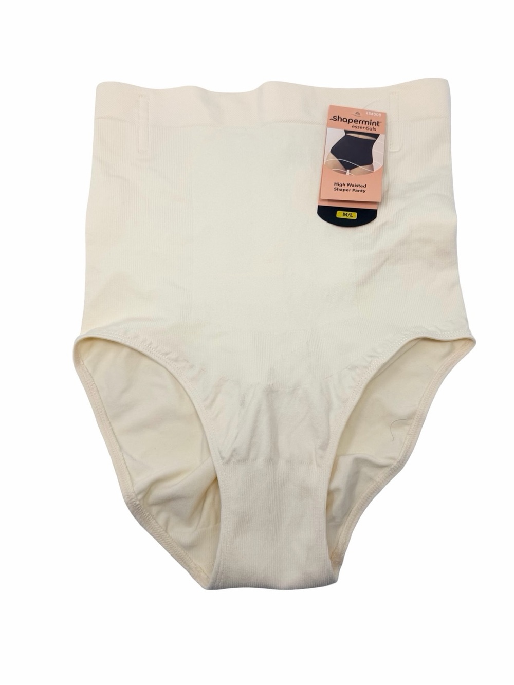 Shapermint High Waisted Shaper Panty Size M/L NWT Cream Slimming Tummy Control